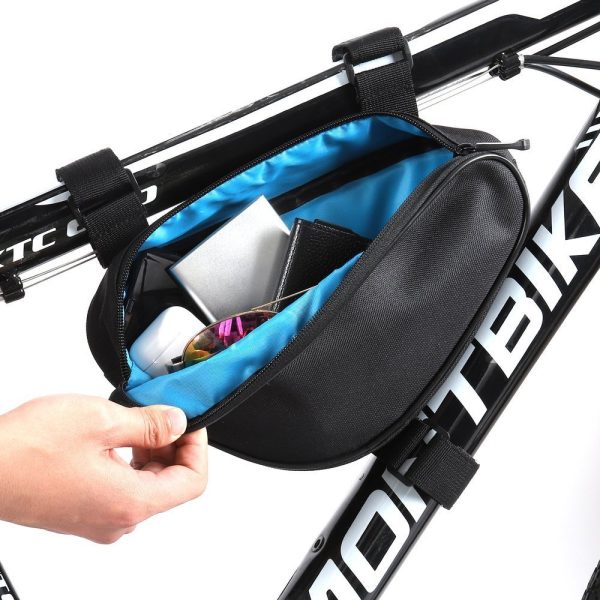Velosipēdu velosipēdu maiss 1,5 l melns