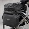 Ietilpīgs velosipēdu maiss 60 l uz bagāžnieka + melna lietus pārsega
