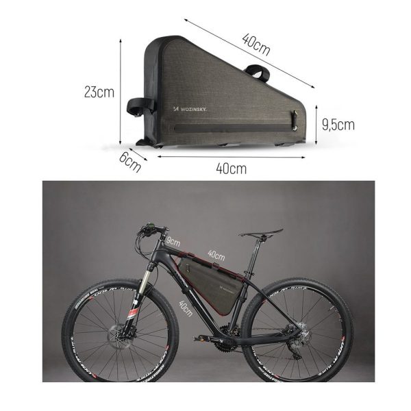 Velosipēdu soma 5 litru velosipēdu rāmim