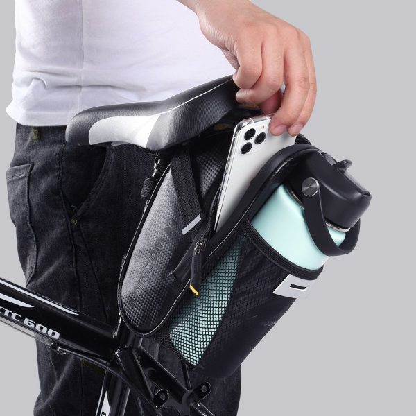 Velosipēdu soma zem segliem 1,5 l melna