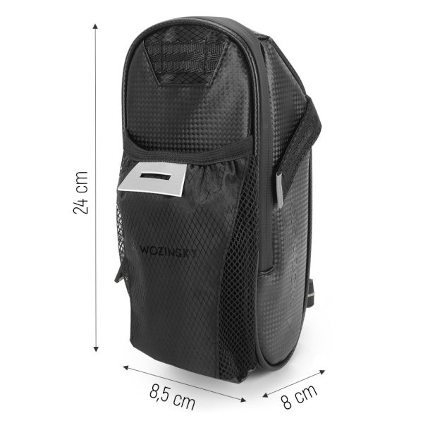 Velosipēdu soma zem segliem 1,5 l melna