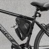 Velosipēdu soma 1,5L rāmja melnā krāsā