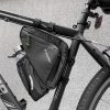Velosipēdu soma 1,5L rāmja melnā krāsā