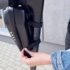 Ūdensnecaurlaidīgs hulajnogi stūres ratiņu maiss 2 l melns motorollers