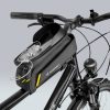 Velosipēdu soma rāmim no tālruņa korpusa 1L melna