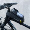 Velosipēdu soma rāmim no tālruņa korpusa 1L melna