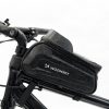 Velosipēdu soma 1,7 l melna tālruņa korpusam