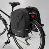 Velosipēdu soma dubultā mugursoma 2in1 30l melna