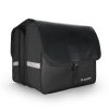 Velosipēdu pannier dubultā stumbra 28 L melnā krāsā