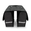 Velosipēdu pannier dubultā stumbra 28 L melnā krāsā