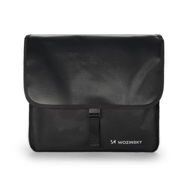 Velosipēdu pannier dubultā stumbra 28 L melnā krāsā