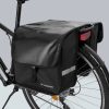 Velosipēdu pannier dubultā stumbra 28 L melnā krāsā