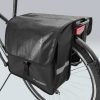 Velosipēdu pannier dubultā stumbra 28 L melnā krāsā