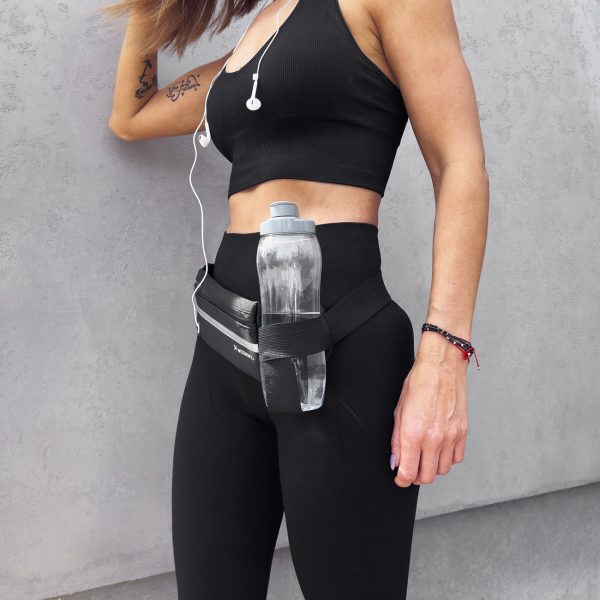 Melna skriešanas josta skriešanai