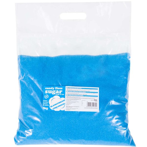 Krāsains kokvilnas konfektes zils ar jumtību 5 kg