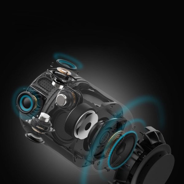Bluetooth bezvadu skaļruņu elements T6 Max 60W Black