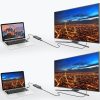 USB rajona adaptera c tipa Thunderbolt 3 melns