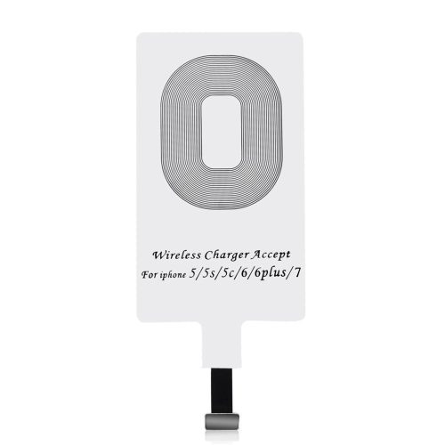 Bezvadu uzlādes adapteris Qi Lightning White Induction INSERT