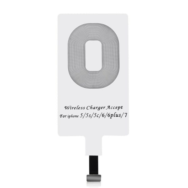 Bezvadu uzlādes adapteris Qi Lightning White Induction INSERT