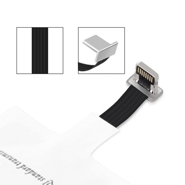 Bezvadu uzlādes adapteris Qi Lightning White Induction INSERT