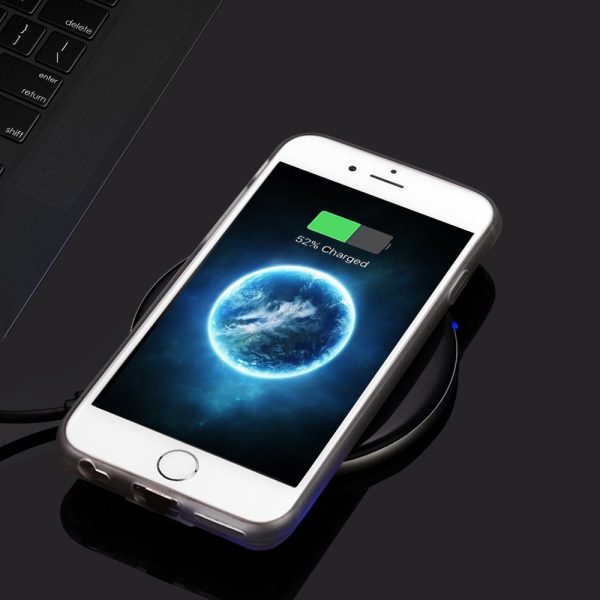 Bezvadu uzlādes adapteris Qi Lightning White Induction INSERT