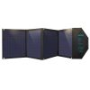 Liels 80 W Solar Charger DC USB C 2XUSB PD QC Black