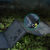 Liels 80 W Solar Charger DC USB C 2XUSB PD QC Black