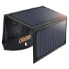Solar Solar Loader USB saliekams 19w 2xusb melns