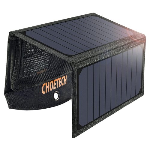 Solar Solar Loader USB saliekams 19w 2xusb melns