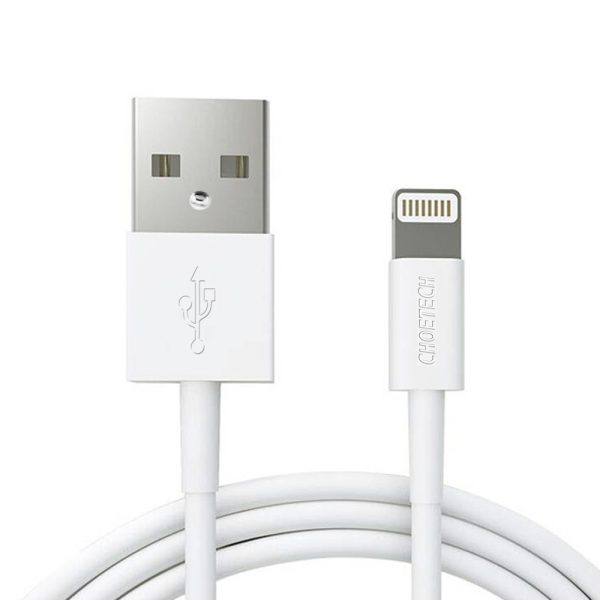 USB -A kabelis - zibens MFI 1,8m sertificēts balts