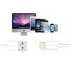 USB -A kabelis - zibens MFI 1,8m sertificēts balts