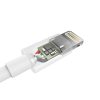 USB -A kabelis - zibens MFI 1,8m sertificēts balts