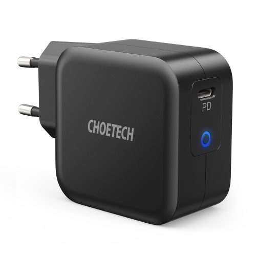 Ātrā tīkla lādētājs GAN USB tips C 61W 3A PowerDelivery Black