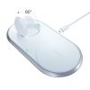 Qi 2in1 bezvadu lādētājs Apple Watch viedtālrunim ar USB CEP