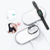 Qi 2in1 bezvadu lādētājs Apple Watch viedtālrunim ar USB CEP