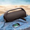 Bluetooth Bang bezvadu skaļrunis 60W ūdensnecaurlaidīgs ar PowerBank melnu