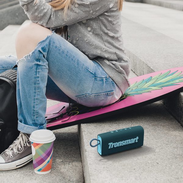 Brauciena Bluetooth 5.3 ūdensnecaurlaidīgs skaļrunis IPX7 10W melns