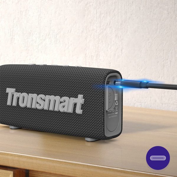 Brauciena Bluetooth 5.3 ūdensnecaurlaidīgs skaļrunis IPX7 10W apelsīns