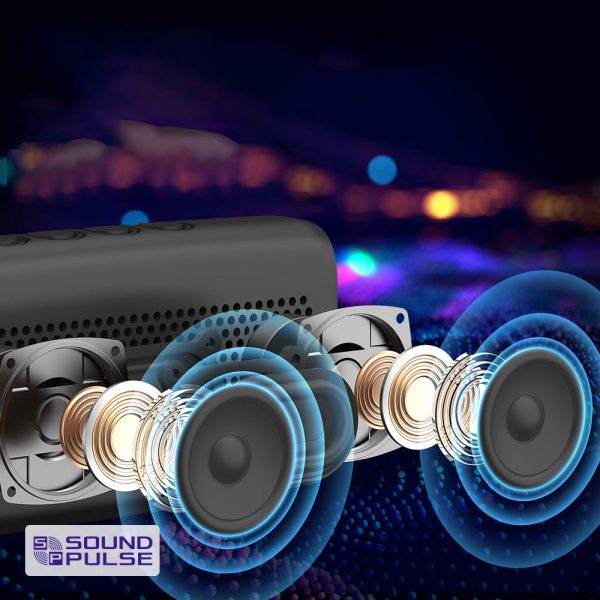 Brauciena Bluetooth 5.3 ūdensnecaurlaidīgs skaļrunis IPX7 10W apelsīns