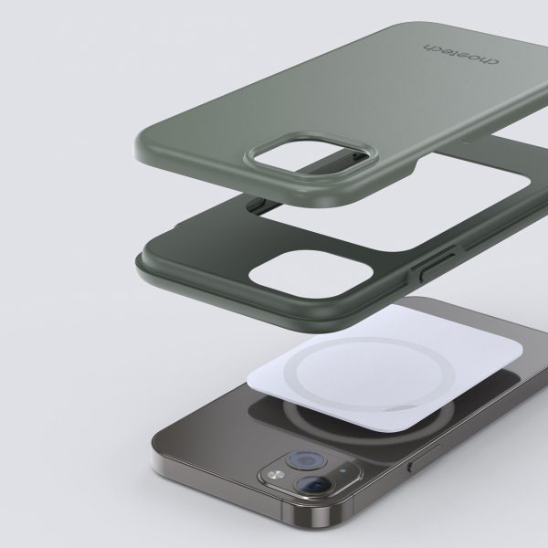 IPhone 13 Mini MFM pretgrupu korpuss melns