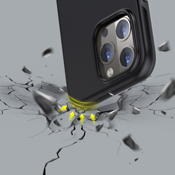 IPhone 13 Pro Max MFM anti-nometnes korpuss melns