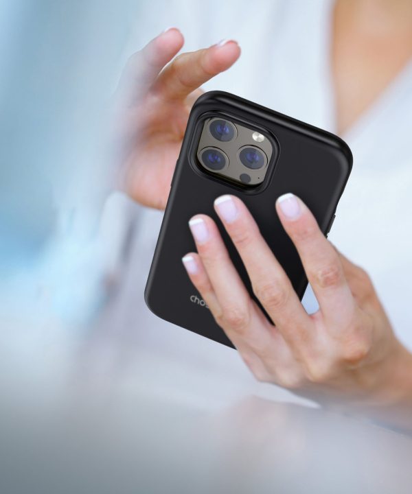 IPhone 13 Pro Max MFM anti-nometnes korpuss melns