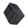 Ātra ceļojuma lādētājs ES UK UK USA AUS 3XUSB 30-65W Black
