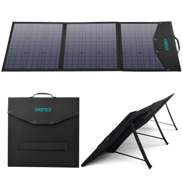 Saules saules lādētāja locīšana 120W DC 3 XUSB Black