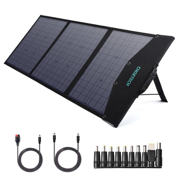 Saules saules lādētāja locīšana 120W DC 3 XUSB Black