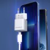 20W USB lādētājs C tipa balts