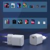 20W USB lādētājs C tipa balts