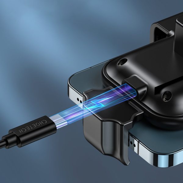 Indukcijas lādētājs ar automašīnas rokturi + magnētiski melni gali