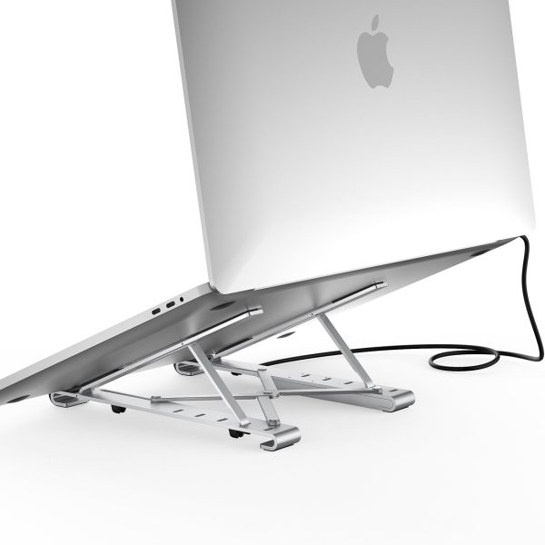 Stāviet par PD USB-C HDMI 2XUSB-A 1XUSB-C 1XSD 1XTF melnais klēpjdators