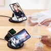 Indukcijas uzlādes stacija iPhone AirPods Pro Apple Watch 3in1 Black